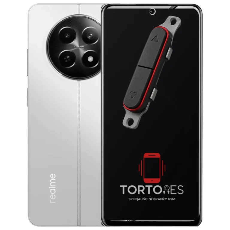 Realme 12 5G z symbolem przycisków - naprawa przycisków włączania i głośności