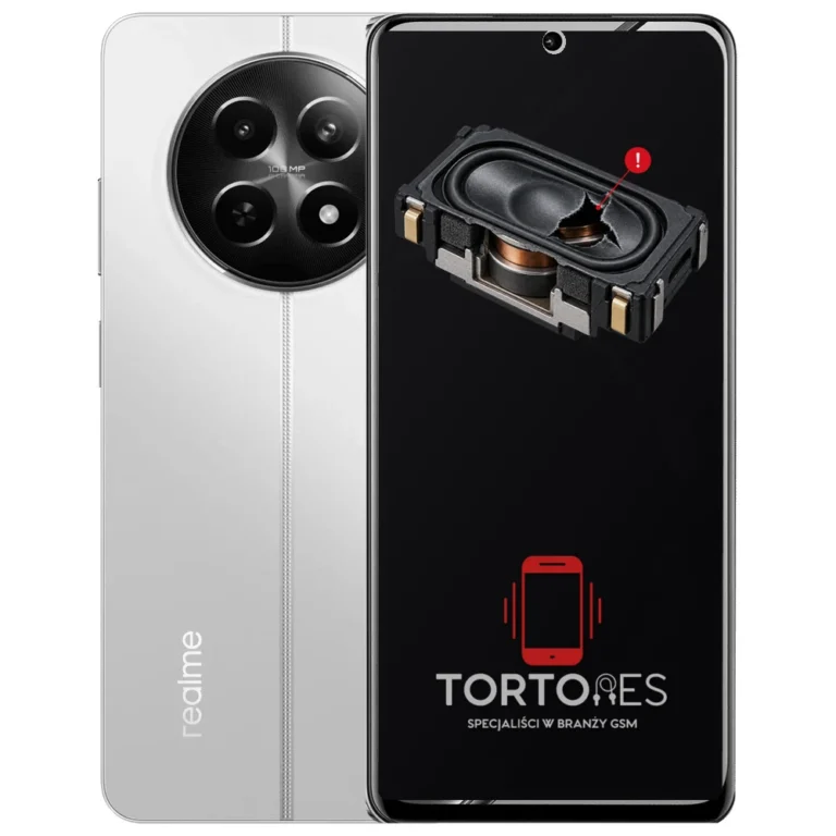 Realme 12 5G z symbolem głośnika multimedialnego - wymiana głośnika multimedialnego