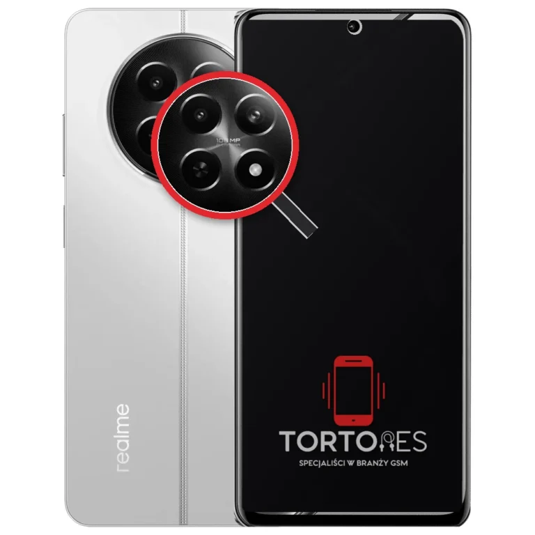 Realme 12 5G z lupą na tylnych aparatach - wymiana tylnej kamery