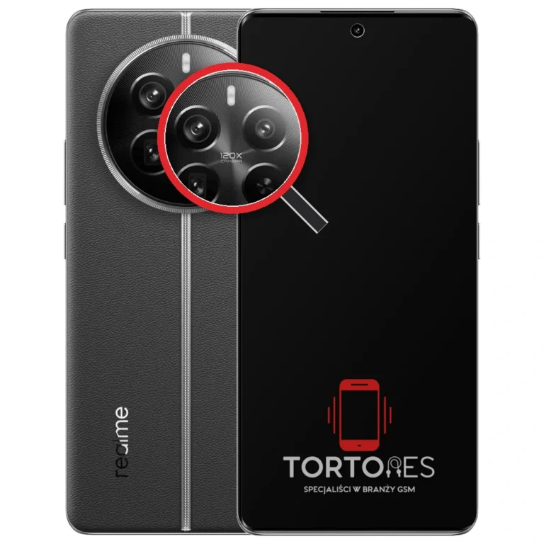 Realme 12 Pro+ 5G z lupą na tylnych aparatach - wymiana tylnej kamery