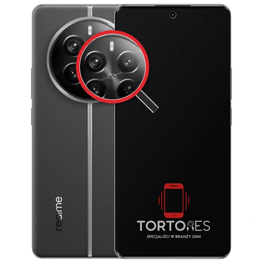 Realme 12 Pro+ 5G z lupą na tylnych aparatach - wymiana tylnej kamery