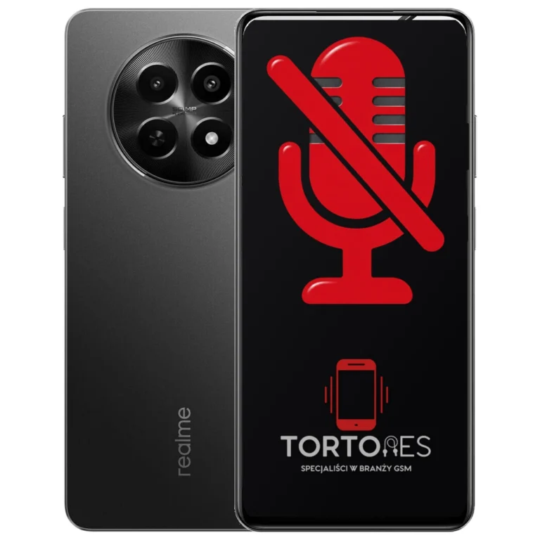 Realme 12x 5G (EU) z symbolem mikrofonu - naprawa mikrofonu