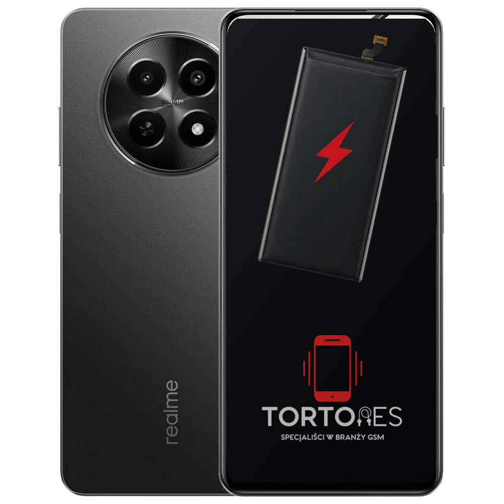 Realme 12x 5G (EU) z ilustracją baterii - wymiana baterii