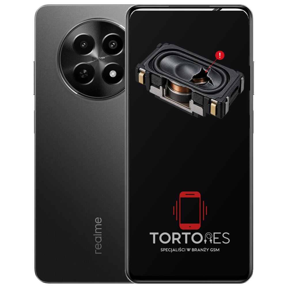 Realme 12x 5G (EU) z symbolem głośnika multimedialnego - wymiana głośnika multimedialnego