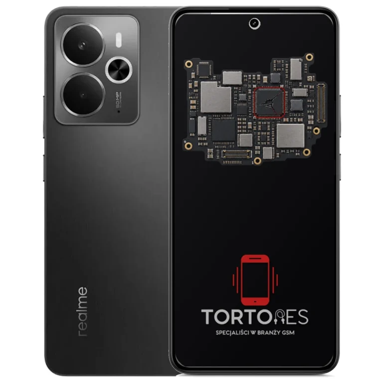 Realme 14 5G z ilustracją płyty głównej - naprawa płyty głównej