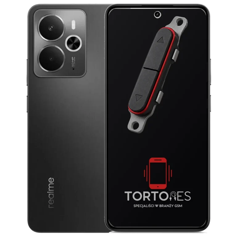 Realme 14 5G z symbolem przycisków - naprawa przycisków włączania i głośności