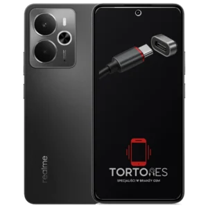 Realme 14 5G z ilustracją złącza ładowania - naprawa złącza ładowania