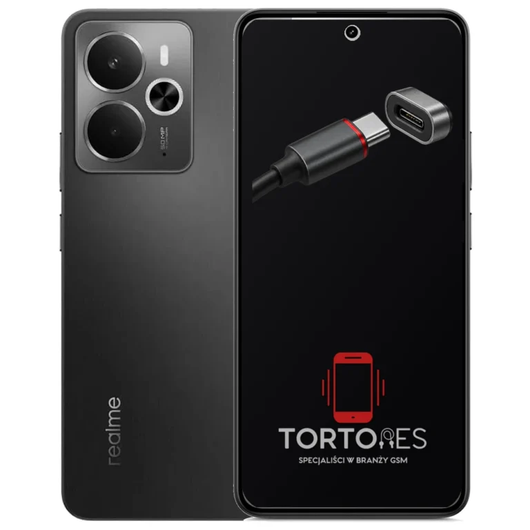 Realme 14 5G z ilustracją złącza ładowania - naprawa złącza ładowania