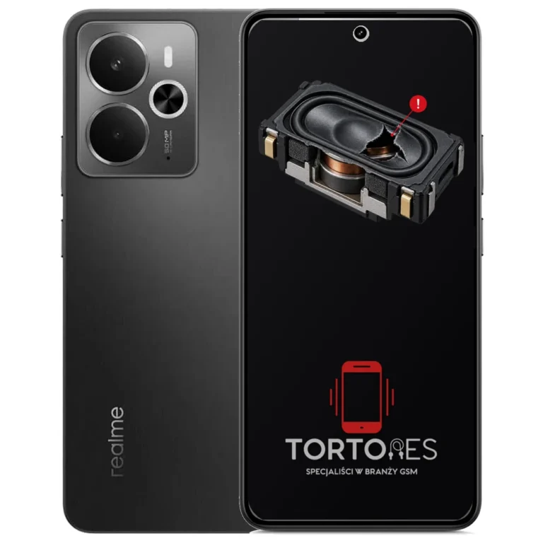 Realme 14 5G z symbolem głośnika multimedialnego - wymiana głośnika multimedialnego