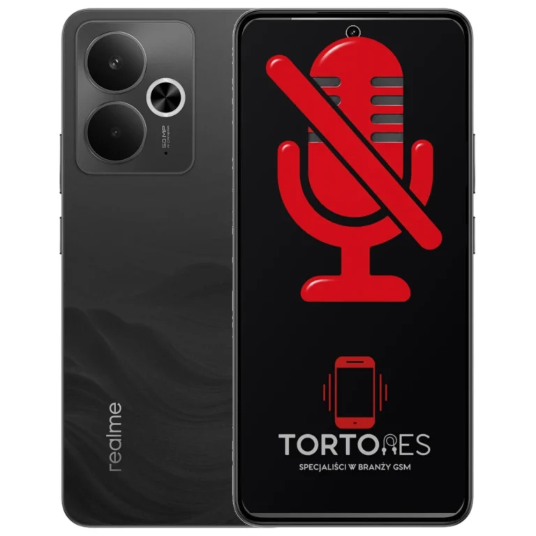 Realme 14T 5G z symbolem mikrofonu - naprawa mikrofonu