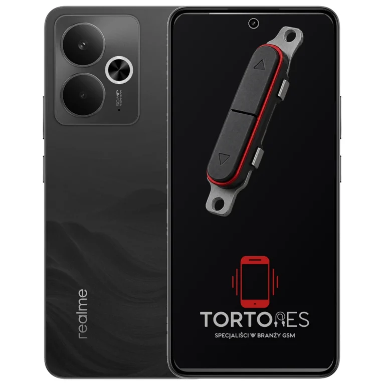 Realme 14T 5G z symbolem przycisków - naprawa przycisków włączania i głośności