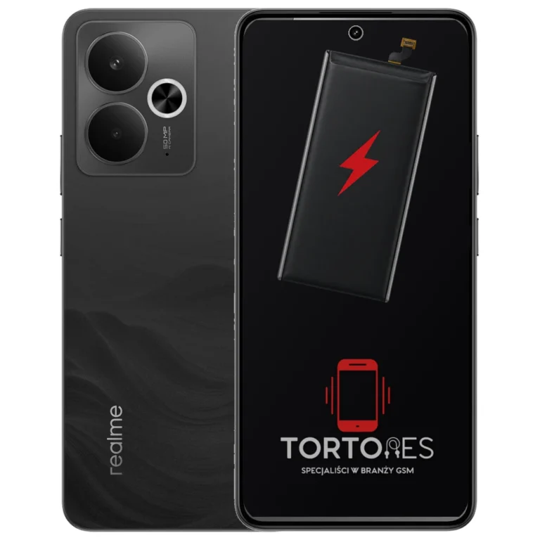 Realme 14T 5G z ilustracją baterii - wymiana baterii