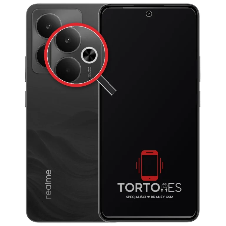 Realme 14T 5G z lupą na tylnych aparatach - wymiana tylnej kamery