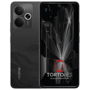 Realme 14T 5G z ilustracją pękniętego wyświetlacza - wymiana zbitego wyświetlacza