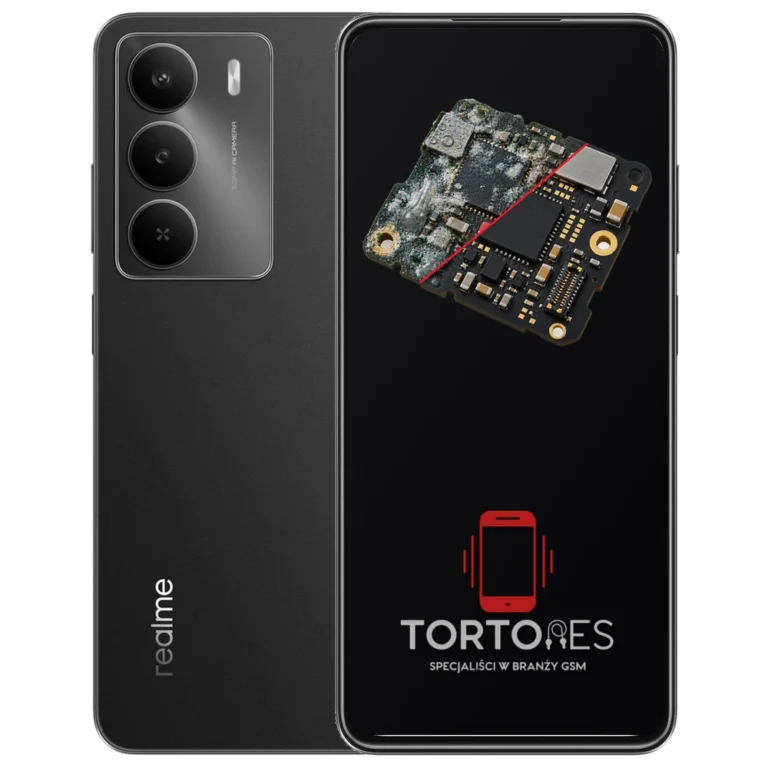 Realme 14x 5G (EU) z ilustracją zalania - czyszczenie po zalaniu