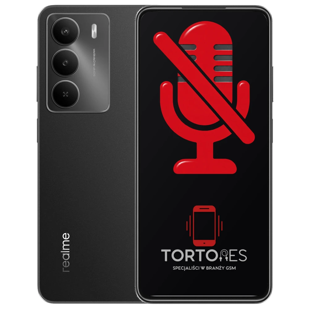 Realme 14x 5G (EU) z symbolem mikrofonu - naprawa mikrofonu