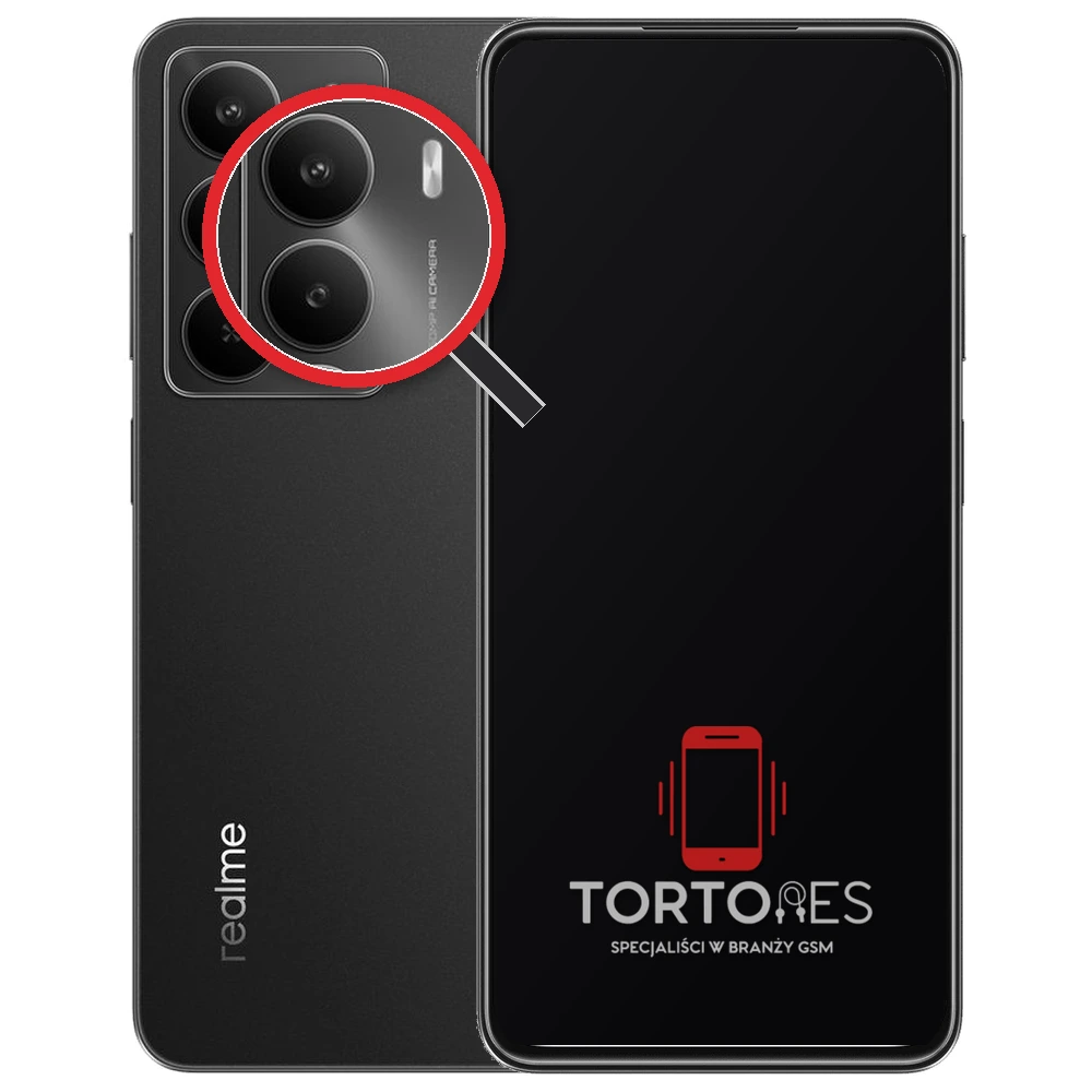Realme 14x 5G (EU) z lupą na tylnych aparatach - wymiana tylnej kamery