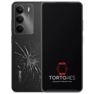 Realme 14x 5G (EU) z ilustracją pękniętej tylnej klapki - wymiana zbitej klapki