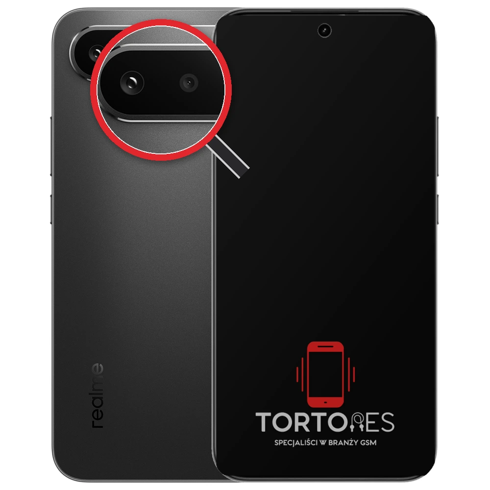 Realme 16 5G z lupą na tylnych aparatach - wymiana tylnej kamery
