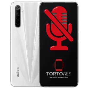 Realme 6 z symbolem mikrofonu - naprawa mikrofonu