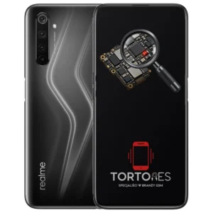 Realme 6 Pro z symbolem diagnostyki - diagnoza telefonu