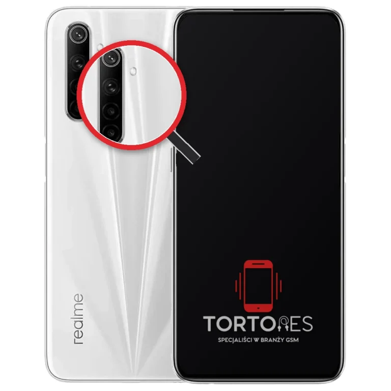 Realme 6 z lupą na tylnych aparatach - wymiana tylnej kamery