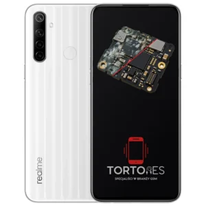 Realme 6i z ilustracją zalania - czyszczenie po zalaniu