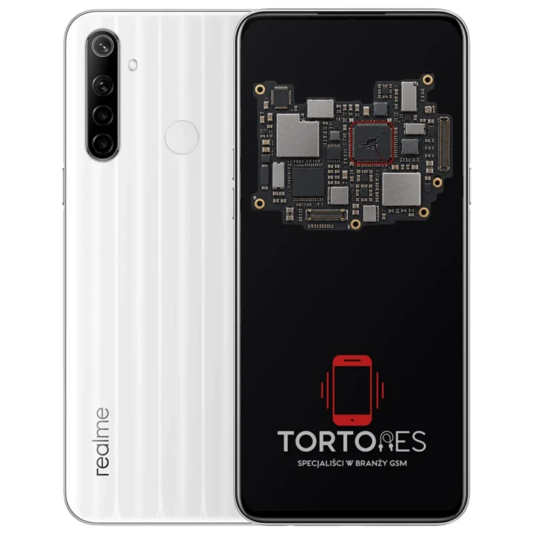 Realme 6i z ilustracją płyty głównej - naprawa płyty głównej