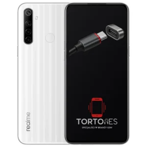 Realme 6i z ilustracją złącza ładowania - naprawa złącza ładowania