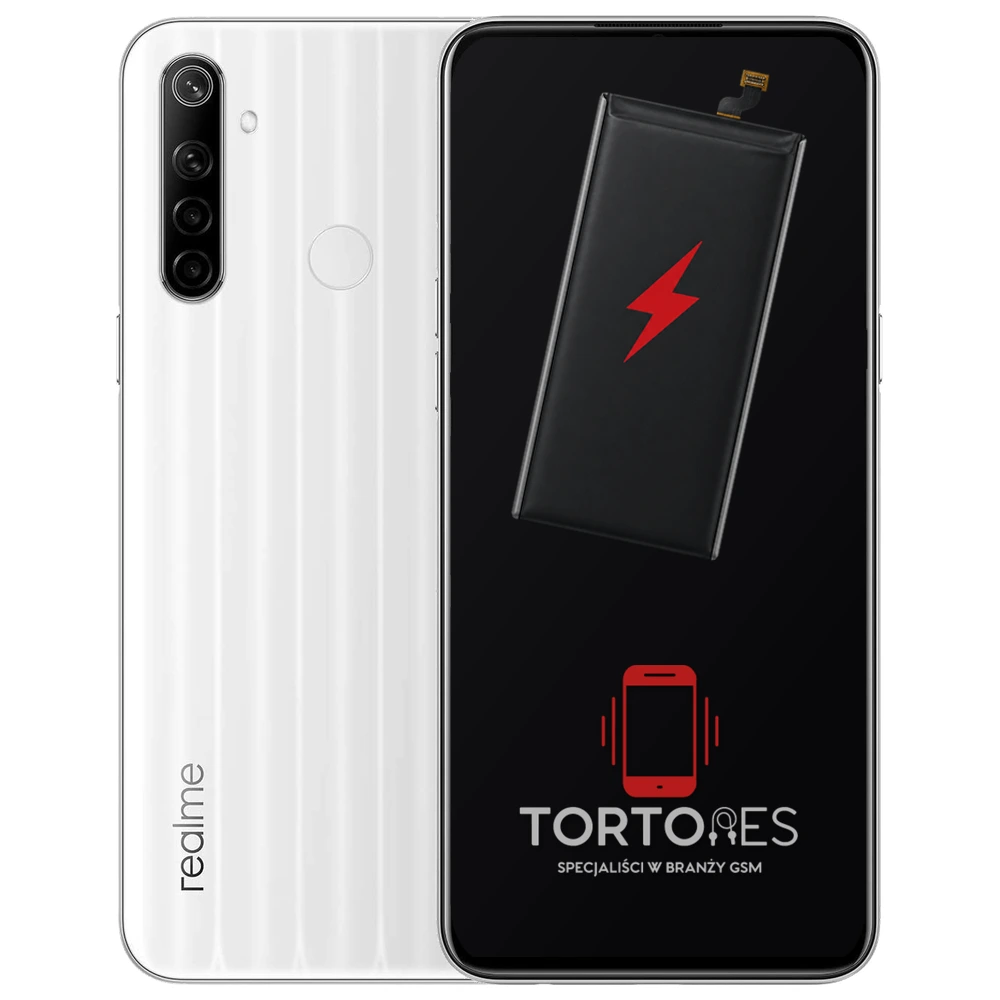 Realme 6i z ilustracją baterii - wymiana baterii