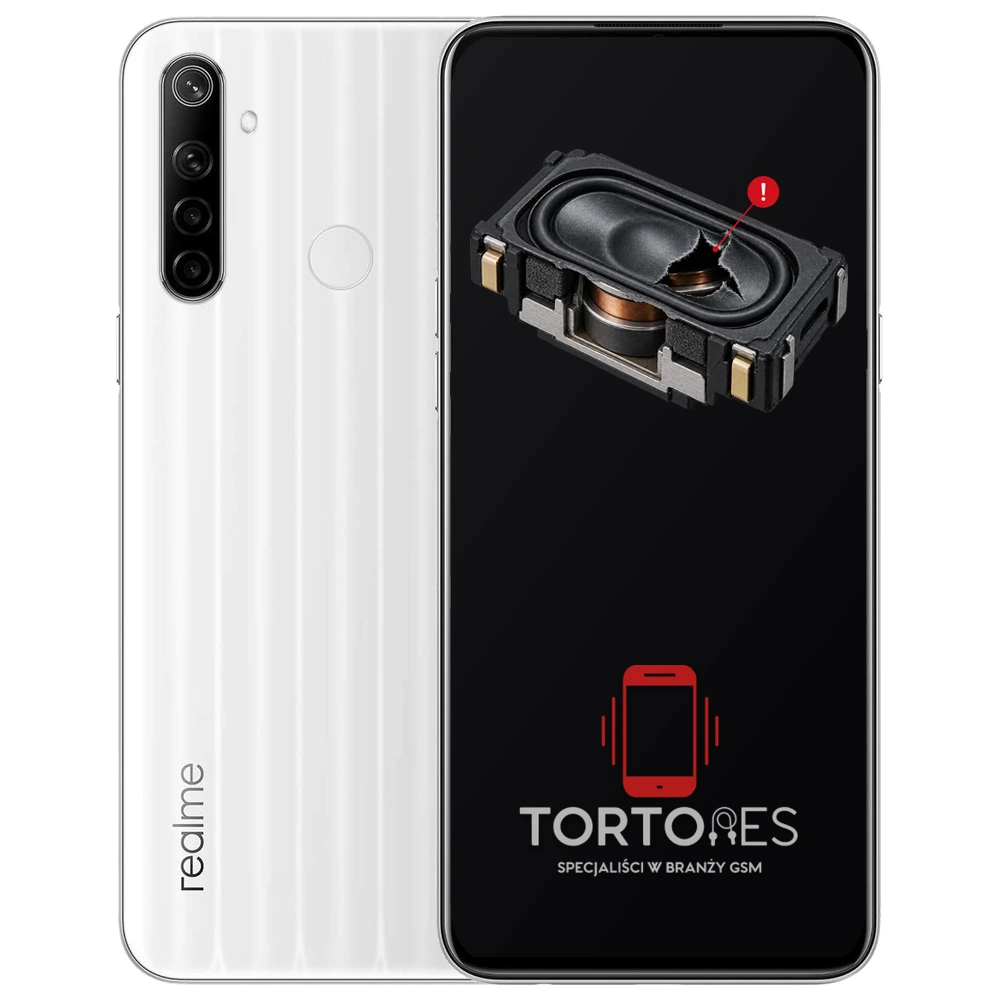 Realme 6i z symbolem głośnika multimedialnego - wymiana głośnika multimedialnego
