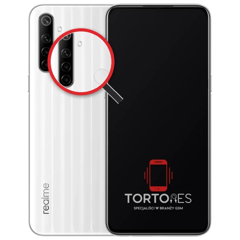 Realme 6i z lupą na tylnych aparatach - wymiana tylnej kamery