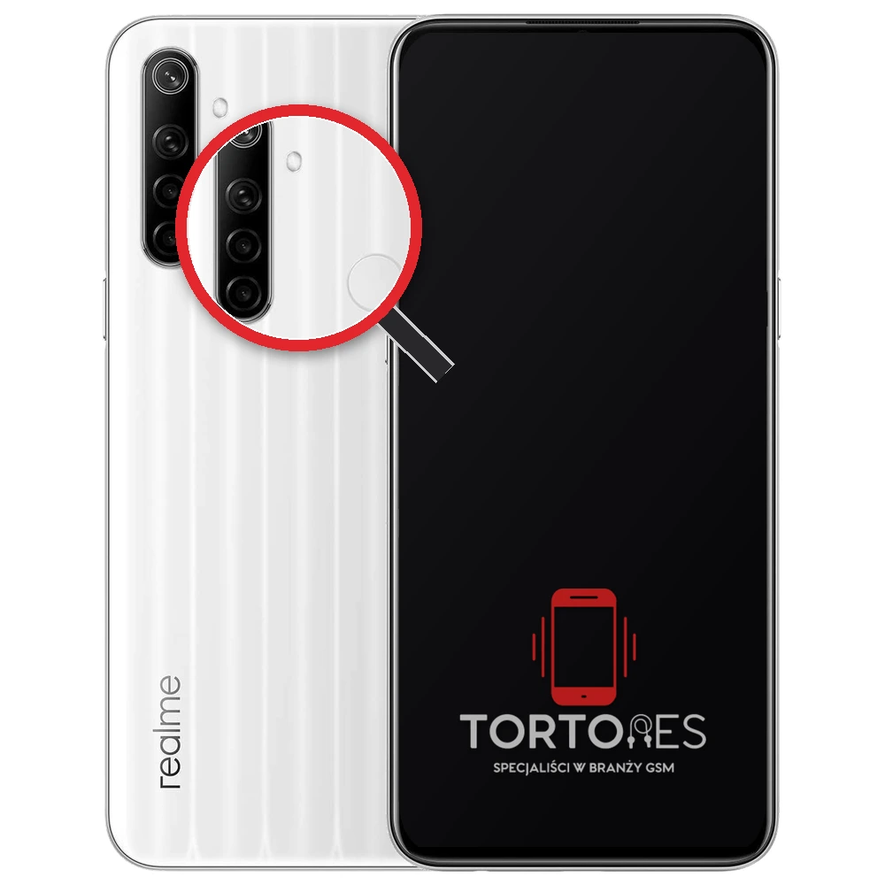 Realme 6i z lupą na tylnych aparatach - wymiana tylnej kamery