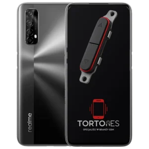 Realme 7 4G z symbolem przycisków - naprawa przycisków włączania i głośności