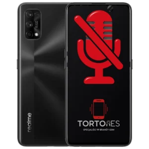 Realme 7 Pro z symbolem mikrofonu - naprawa mikrofonu