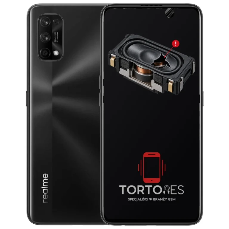 Realme 7 Pro z symbolem głośnika multimedialnego - wymiana głośnika multimedialnego