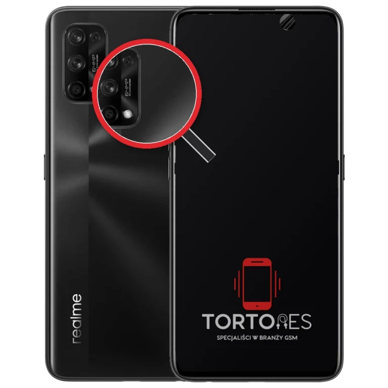 Realme 7 Pro z lupą na tylnych aparatach - wymiana tylnej kamery