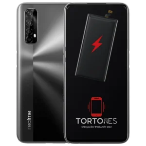 Realme 7 4G z ilustracją baterii - wymiana baterii