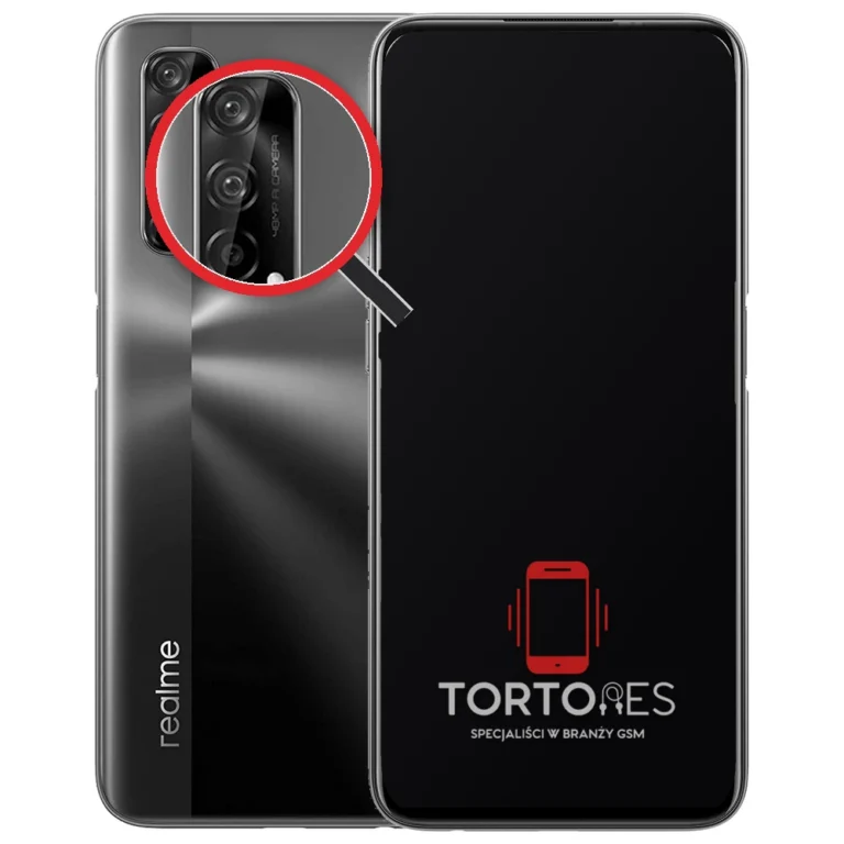 Realme 7 4G z lupą na tylnych aparatach - wymiana tylnej kamery