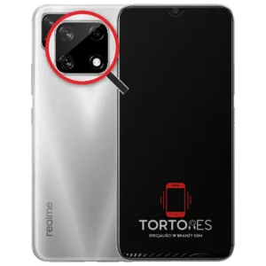 Realme 7i (EU) z lupą na tylnych aparatach - wymiana tylnej kamery