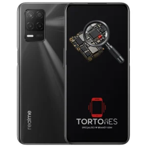 Realme 8 5G z symbolem diagnostyki - diagnoza telefonu