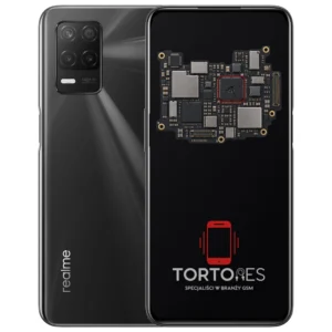 Realme 8 5G z ilustracją płyty głównej - naprawa płyty głównej