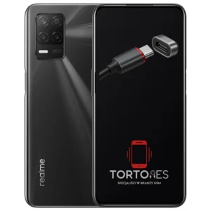 Realme 8 5G z ilustracją złącza ładowania - naprawa złącza ładowania