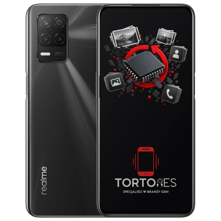 Realme 8 5G z ilustracją odzyskiwania danych - odzyskiwanie danych