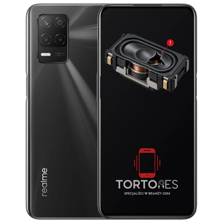 Realme 8 5G z symbolem głośnika multimedialnego - wymiana głośnika multimedialnego