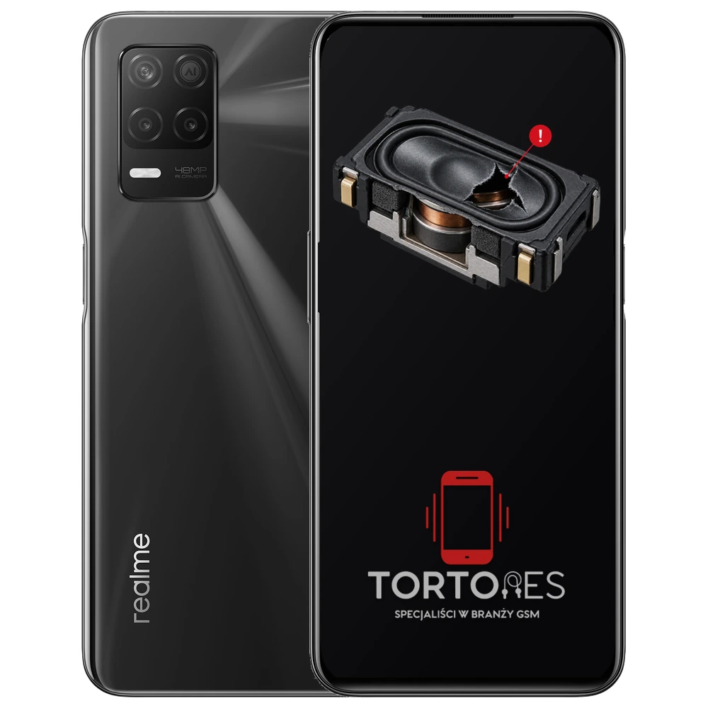 Realme 8 5G z symbolem głośnika multimedialnego - wymiana głośnika multimedialnego