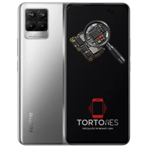 Realme 8 4G z symbolem diagnostyki - diagnoza telefonu