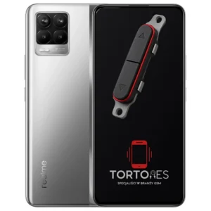 Realme 8 4G z symbolem przycisków - naprawa przycisków włączania i głośności