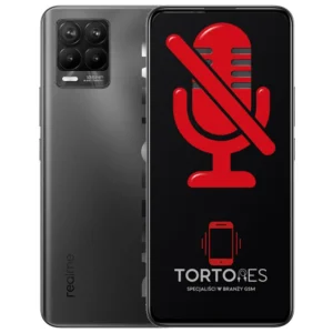 Realme 8 Pro z symbolem mikrofonu - naprawa mikrofonu