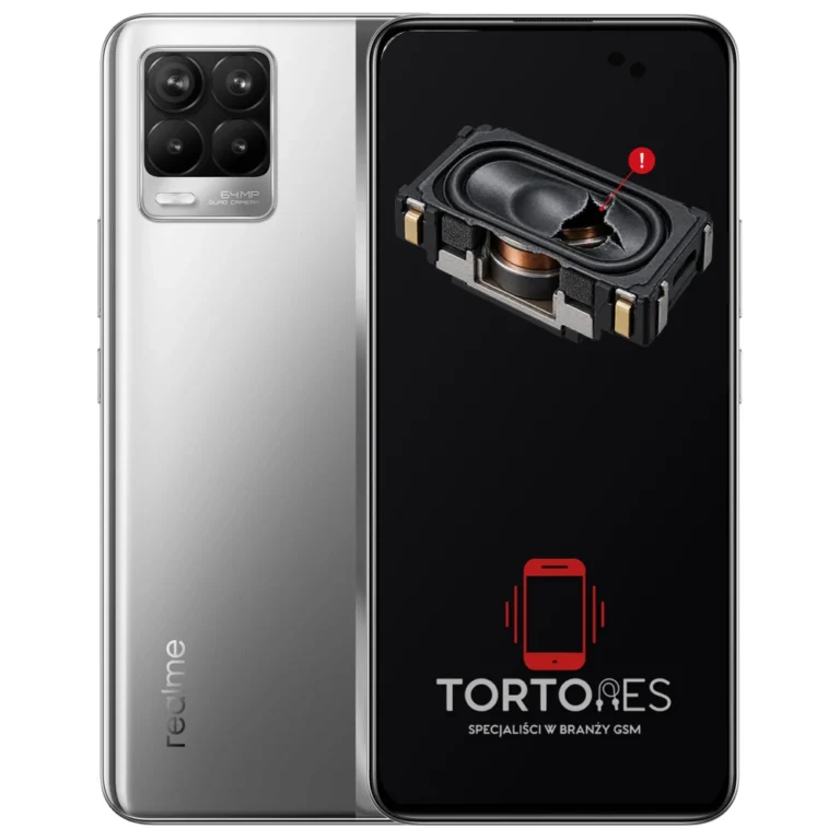 Realme 8 4G z symbolem głośnika multimedialnego - wymiana głośnika multimedialnego